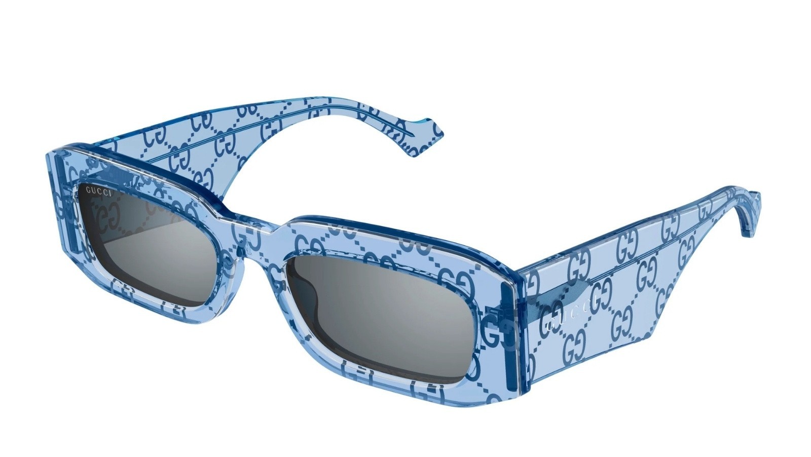 Occhiali da sole uomo Luxury Gucci GG1426S 006 light blue light blue nuova collezione