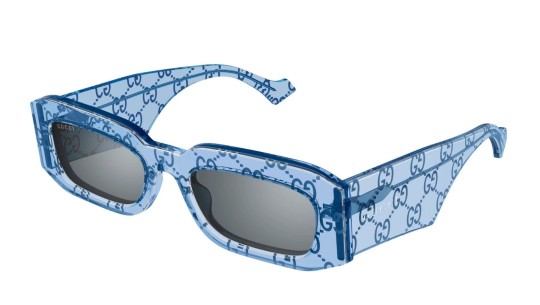 Occhiali da sole uomo Luxury Gucci GG1426S 006 light blue light blue nuova collezione