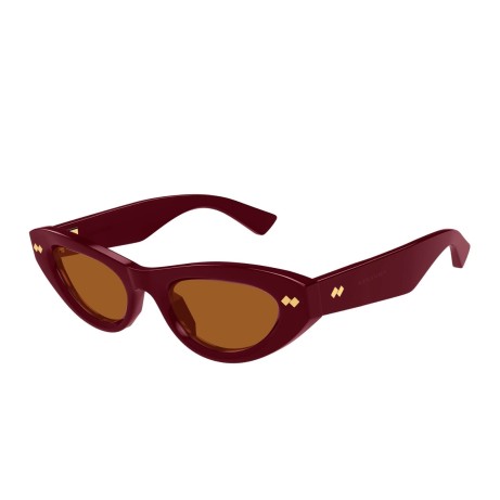 Occhiali da sole donna Luxury Bottega Veneta BV1350S 005 burgundy burgundy bro nuova collezione 2