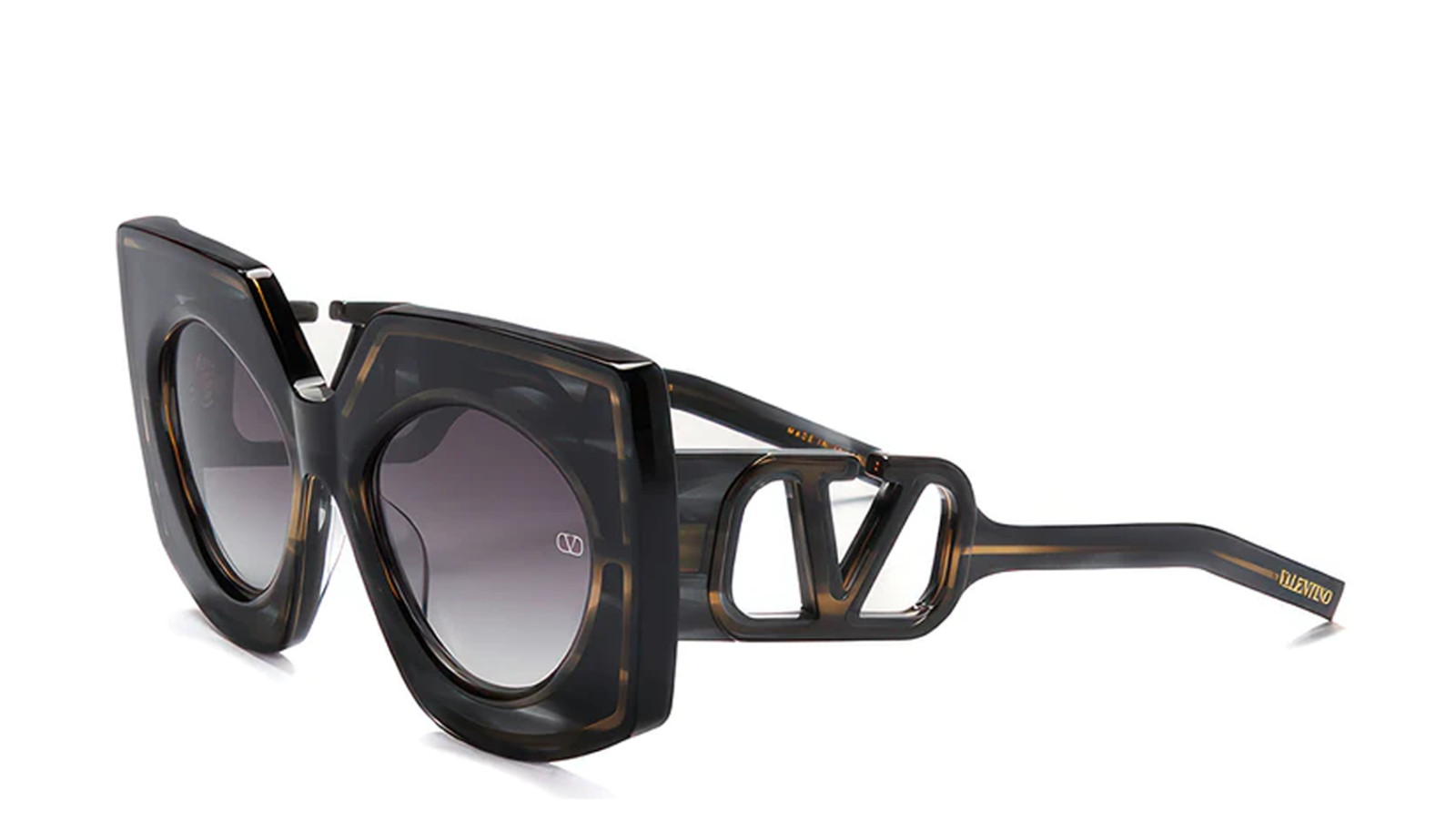 Occhiali da sole donna Luxury Valentino VLS-127A BLK GLD nuova collezione