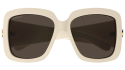 Luxury women s sunglasses Gucci GG1402S Ivory Brown (004) new collection