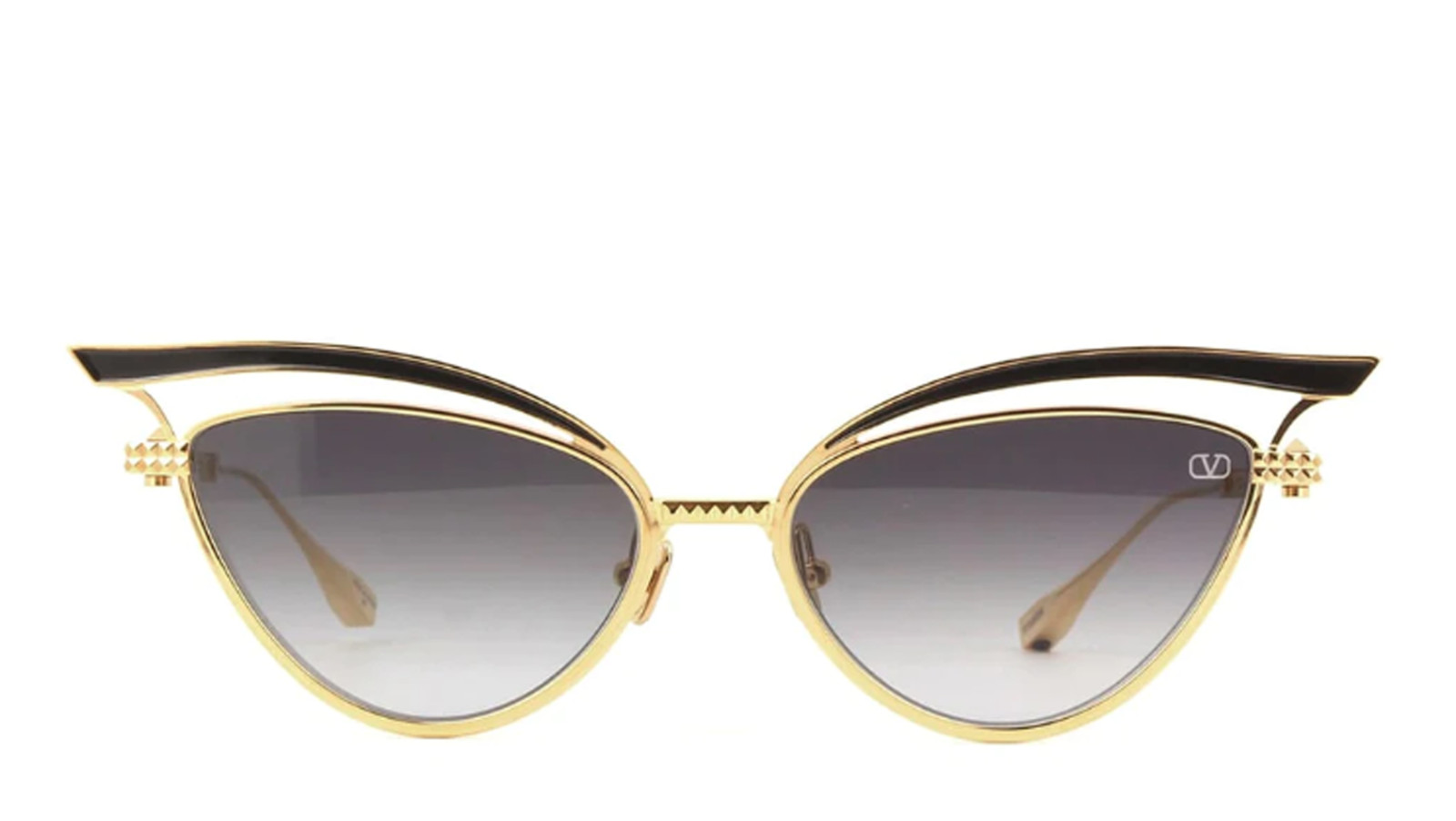 Occhiali da sole donna Luxury Valentino VLS-118A GLD BLK nuova collezione Occhiali da sole donna Luxury Valentino VLS-118A GLD BLK nuova collezione
