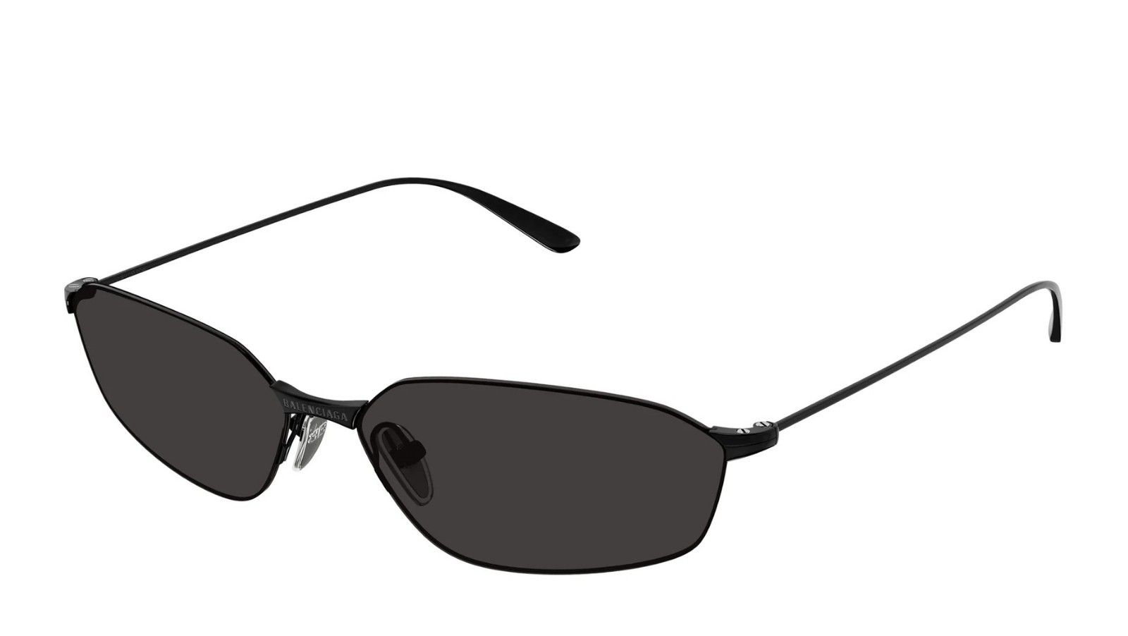 Occhiali da sole unisex Luxury Balenciaga BB0412S 001 black black grey nuova collezione