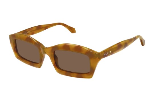 Occhiali da sole donna Luxury Azzedine Alaïa AA0089S 004 havana havana brown nuova collezione