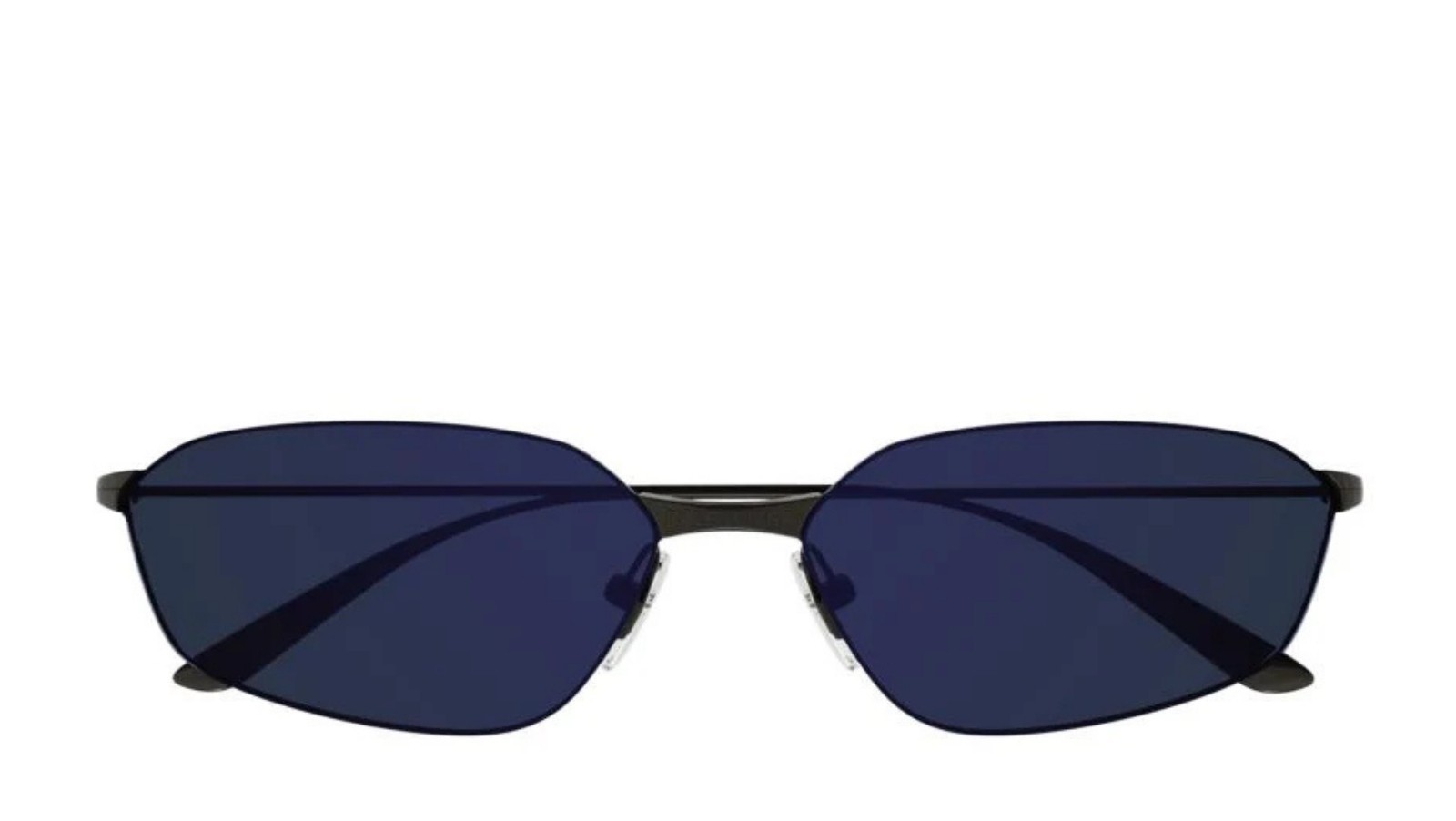 Occhiali da sole unisex Luxury Balenciaga BB0412S 003 grey grey blue nuova collezione