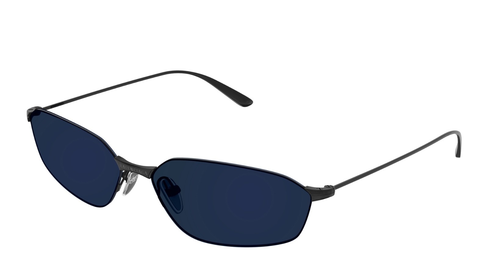 Occhiali da sole unisex Luxury Balenciaga BB0412S 003 grey grey blue nuova collezione