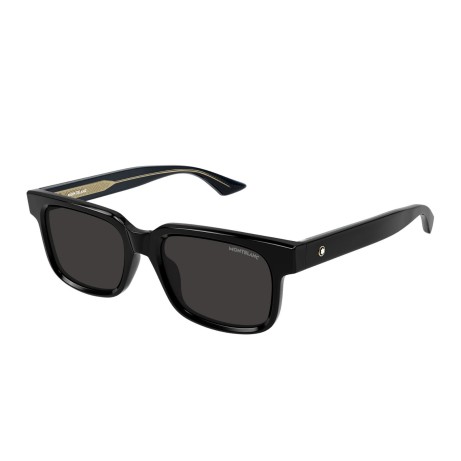 Occhiali da sole uomo Luxury Montblanc MB0383S 001 black black grey nuova collezione 2