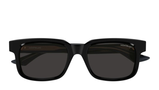 Occhiali da sole uomo Luxury Montblanc MB0383S 001 black black grey nuova collezione