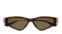 Occhiali da sole donna Luxury Alexander Mcqueen AM0493S 002 havana silver brown nuova collezione