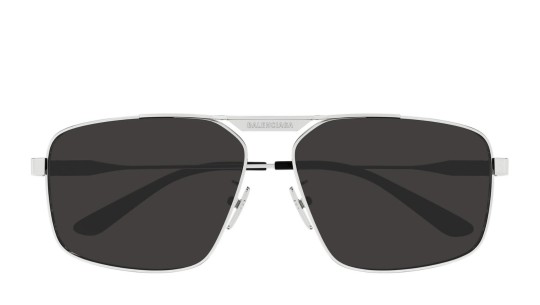 Occhiali da sole uomo Luxury Balenciaga BB0418SK 002 silver silver grey nuova collezione