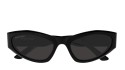 Occhiali da sole donna Luxury Balenciaga BB0387S 001 black black grey nuova collezione