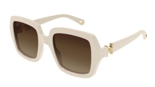 Occhiali da sole donna Luxury Chloé CH0301S 003 ivory ivory brown nuova collezione