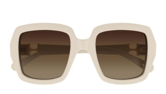 Occhiali da sole donna Luxury Chloé CH0301S 003 ivory ivory brown nuova collezione