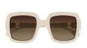 Occhiali da sole donna Luxury Chloé CH0301S 003 ivory ivory brown nuova collezione