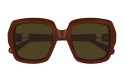 Occhiali da sole donna Luxury Chloé CH0301S 004 burgundy burgundy bro nuova collezione