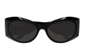 Occhiali da sole donna Luxury Balenciaga BB0394S 001 black black grey nuova collezione