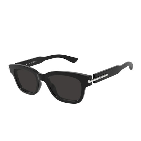 Occhiali da sole unisex Luxury Alexander Mcqueen AM0497S 001 black black grey nuova collezione 2