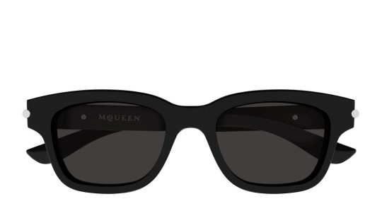 Occhiali da sole unisex Luxury Alexander Mcqueen AM0497S 001 black black grey nuova collezione