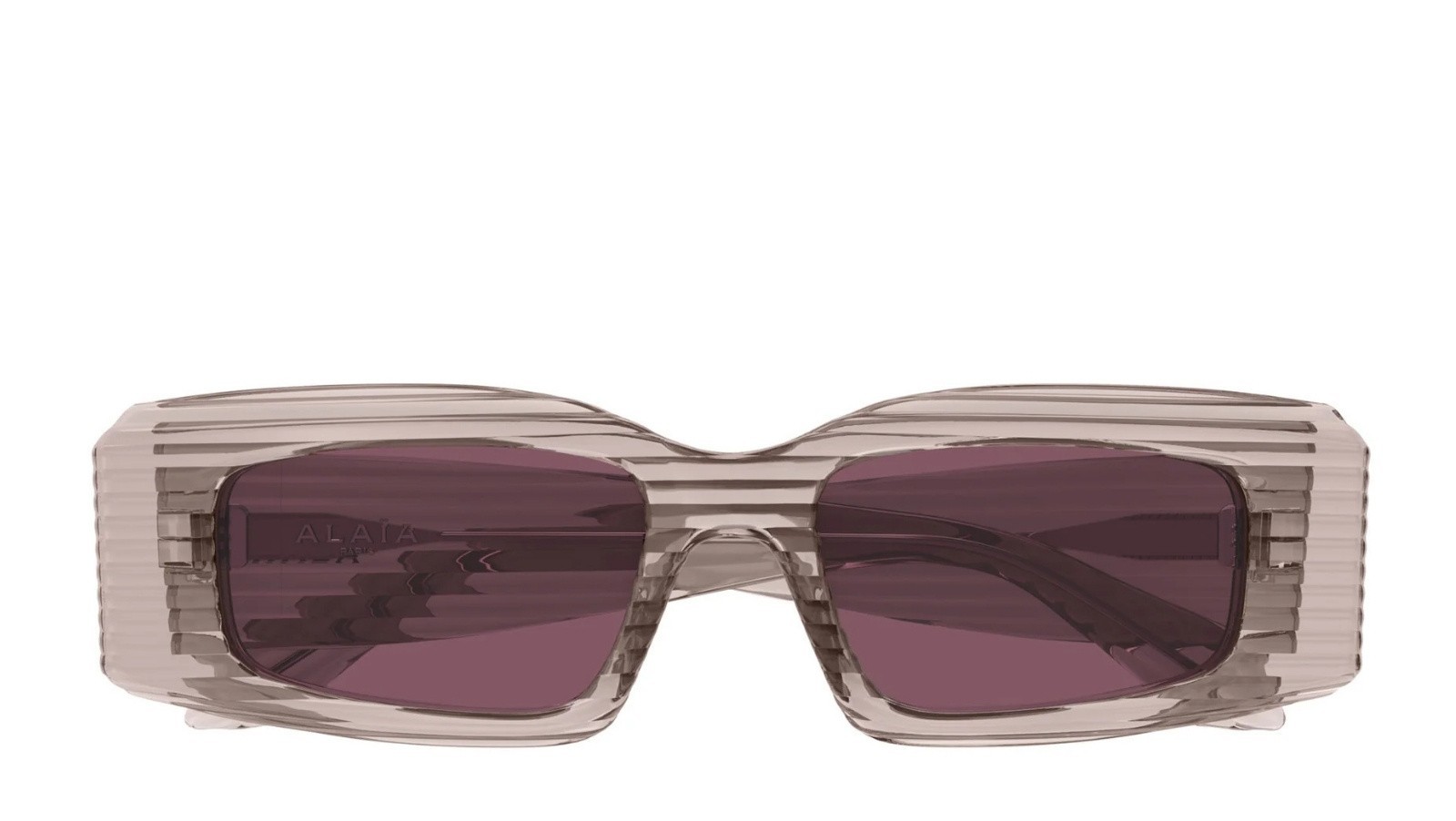 Occhiali da sole donna Luxury Azzedine Alaïa AA0078S 009 brown brown violet nuova collezione