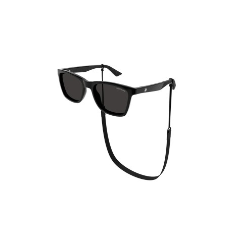 Occhiali da sole uomo Luxury Montblanc MB0399S 006 black black grey nuova collezione 2