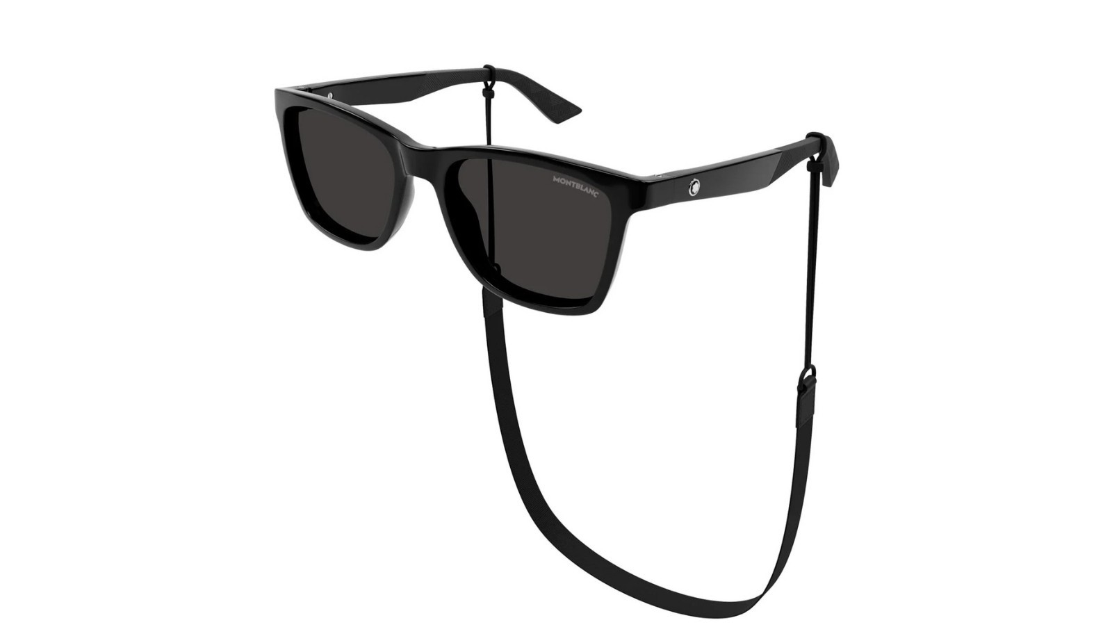 Occhiali da sole uomo Luxury Montblanc MB0399S 006 black black grey nuova collezione