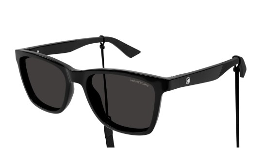 Occhiali da sole uomo Luxury Montblanc MB0399S 006 black black grey nuova collezione