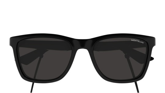 Occhiali da sole uomo Luxury Montblanc MB0399S 006 black black grey nuova collezione