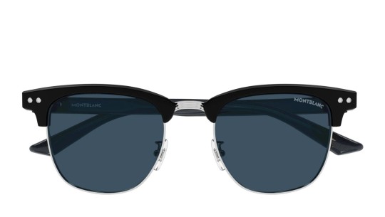 Occhiali da sole uomo Luxury Montblanc MB0382S 002 black black blue nuova collezione