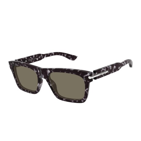 Occhiali da sole uomo Luxury Alexander Mcqueen AM0495S 002 havana havana brown nuova collezione 2
