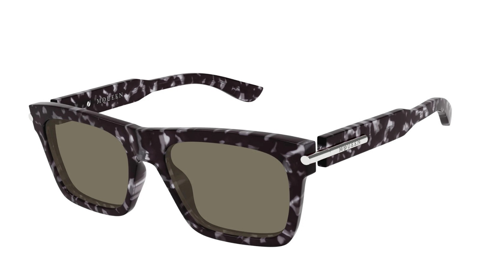 Occhiali da sole uomo Luxury Alexander Mcqueen AM0495S 002 havana havana brown nuova collezione