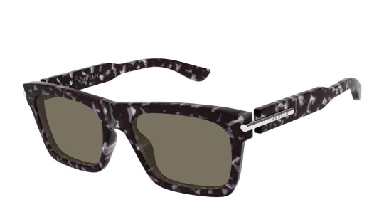 Occhiali da sole uomo Luxury Alexander Mcqueen AM0495S 002 havana havana brown nuova collezione