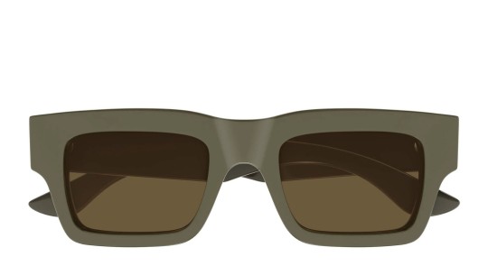 Occhiali da sole uomo Luxury Alexander Mcqueen AM0508S 003 brown brown brown nuova collezione Occhiali da sole uomo Luxury Alexander Mcqueen AM0508S 003 brown brown brown nuova collezione