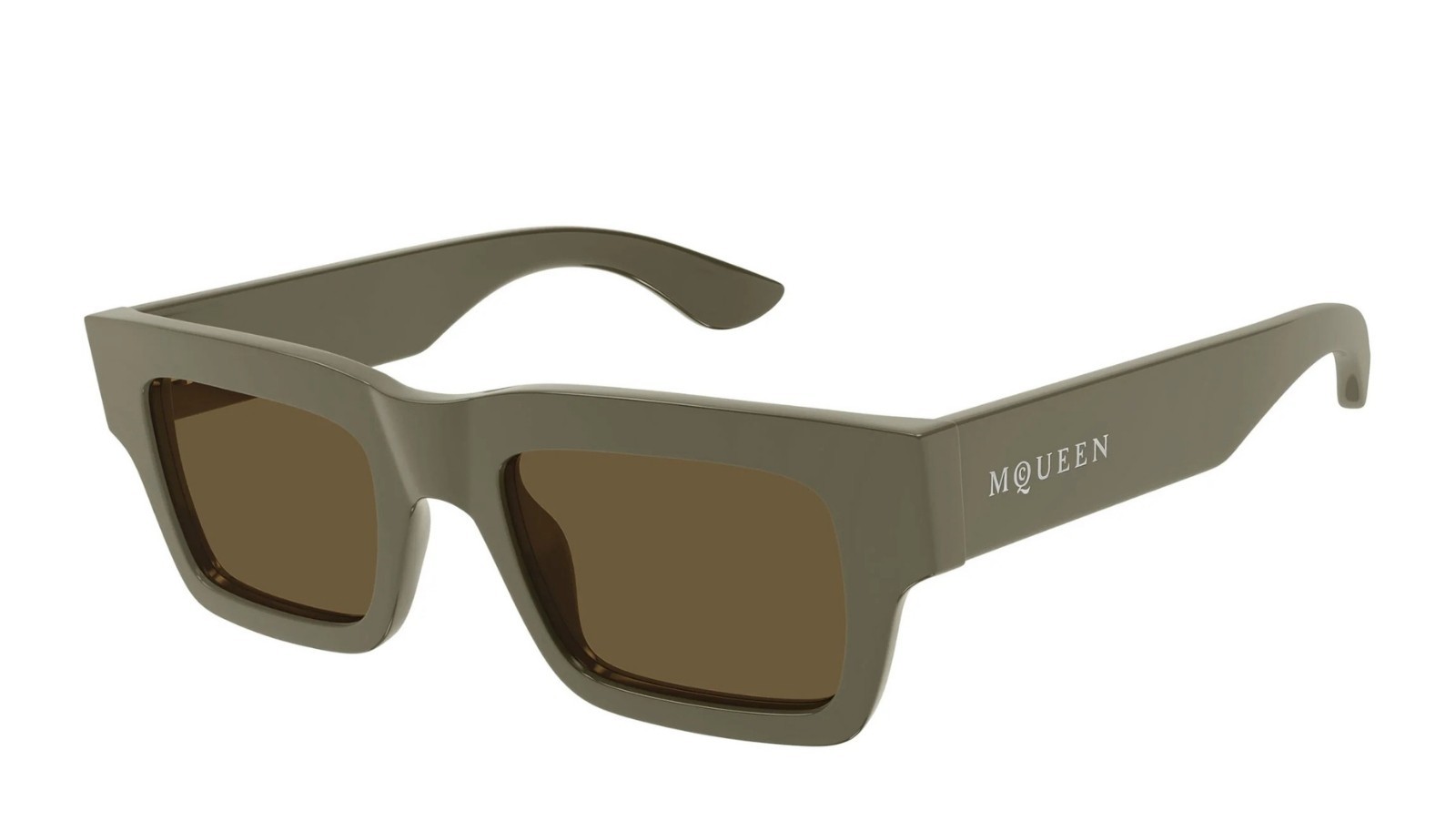 Occhiali da sole uomo Luxury Alexander Mcqueen AM0508S 003 brown brown brown nuova collezione