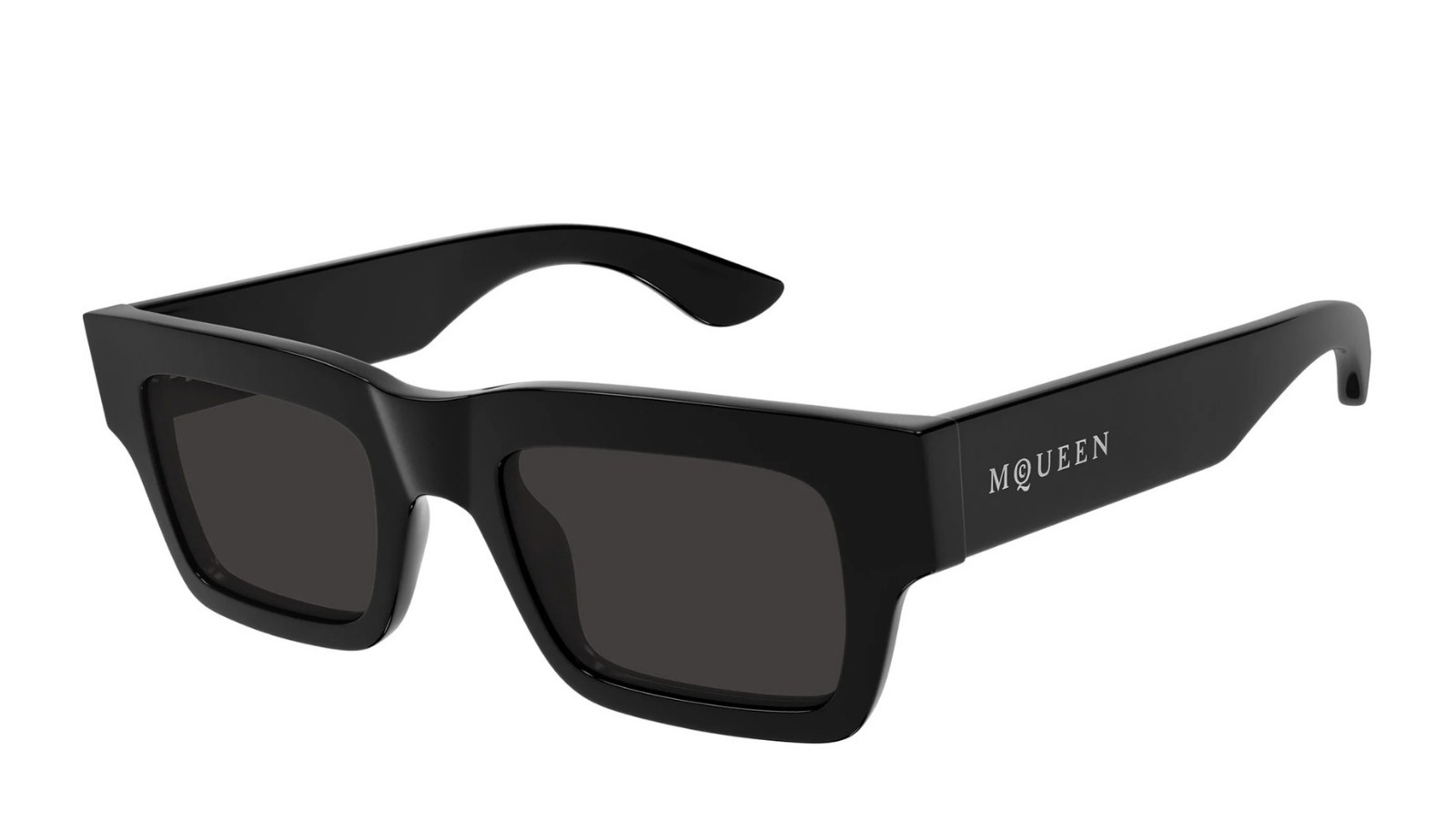 Occhiali da sole uomo Luxury Alexander Mcqueen AM0508S 001 black black grey nuova collezione