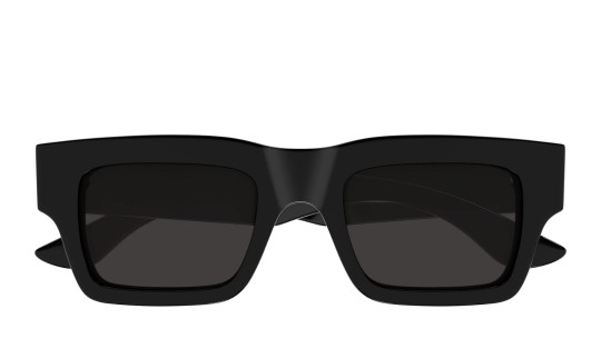 Occhiali da sole uomo Luxury Alexander Mcqueen AM0508S 001 black black grey nuova collezione