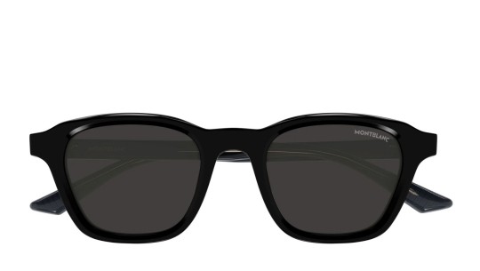 Occhiali da sole uomo Luxury Montblanc MB0384S 001 black black grey nuova collezione