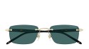 Occhiali da sole uomo Luxury Montblanc MB0344S 006 gold black green nuova collezione