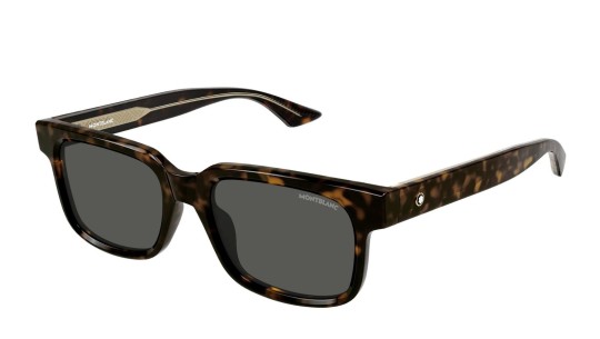 Occhiali da sole uomo Luxury Montblanc MB0383S 002 havana havana grey nuova collezione