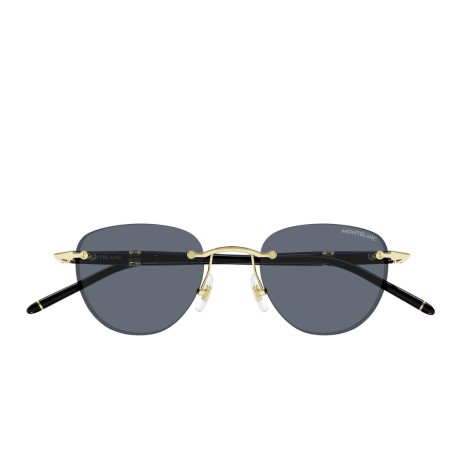 Montblanc MB0412S 001 gold black grey