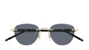 Occhiali da sole uomo Luxury Montblanc MB0412S 001 gold black grey nuova collezione