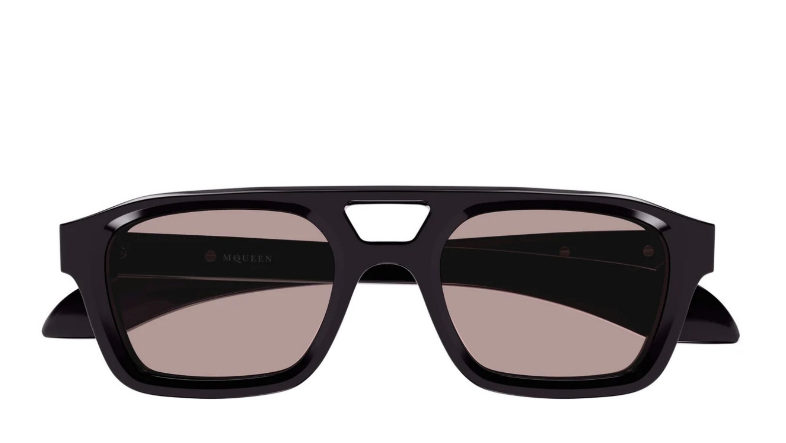 Occhiali da sole uomo Luxury Alexander Mcqueen AM0505S 004 violet violet brown nuova collezione