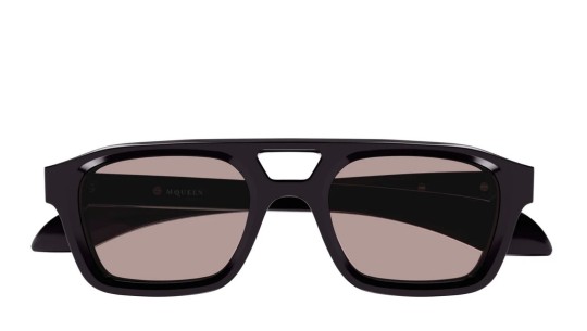 Occhiali da sole uomo Luxury Alexander Mcqueen AM0505S 004 violet violet brown nuova collezione Occhiali da sole uomo Luxury Alexander Mcqueen AM0505S 004 violet violet brown nuova collezione