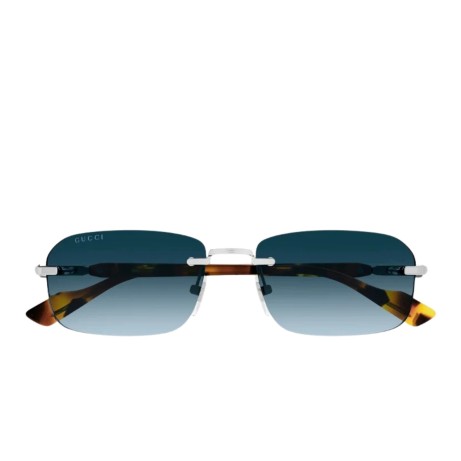 Gucci GG1221S 007 silver havana blue