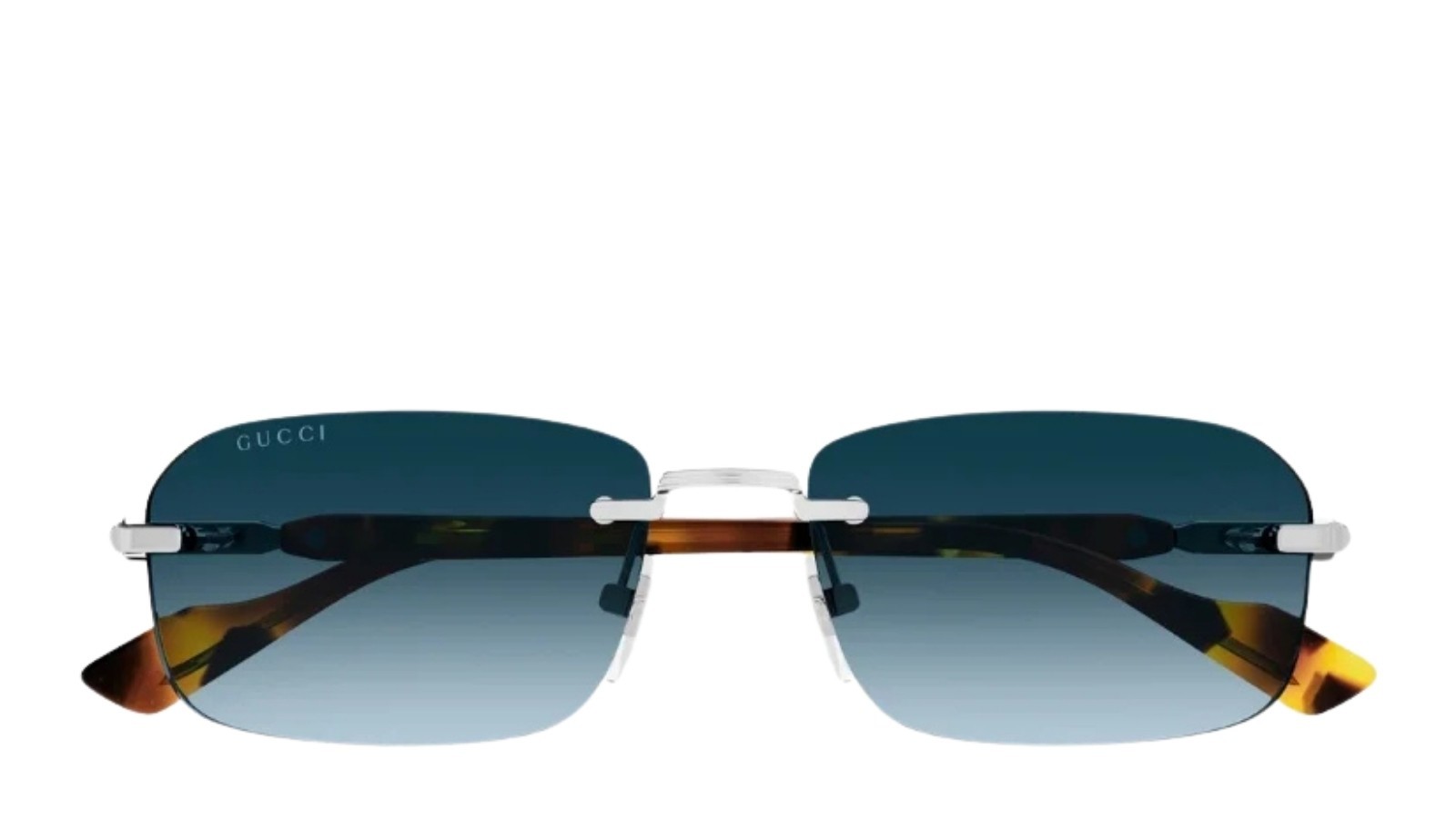 Occhiali da sole uomo Luxury Gucci GG1221S 007 silver havana blue nuova collezione