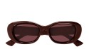 Occhiali da sole donna Luxury Gucci GG1829SK 003 burgundy burgundy red nuova collezione