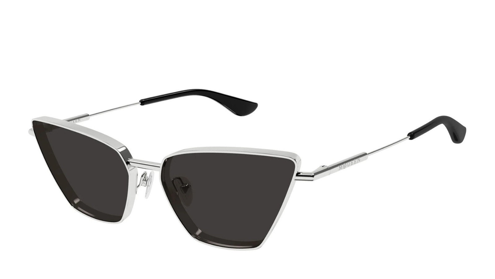 Occhiali da sole donna Luxury Alexander Mcqueen AM0501S 001 silver silver grey nuova collezione