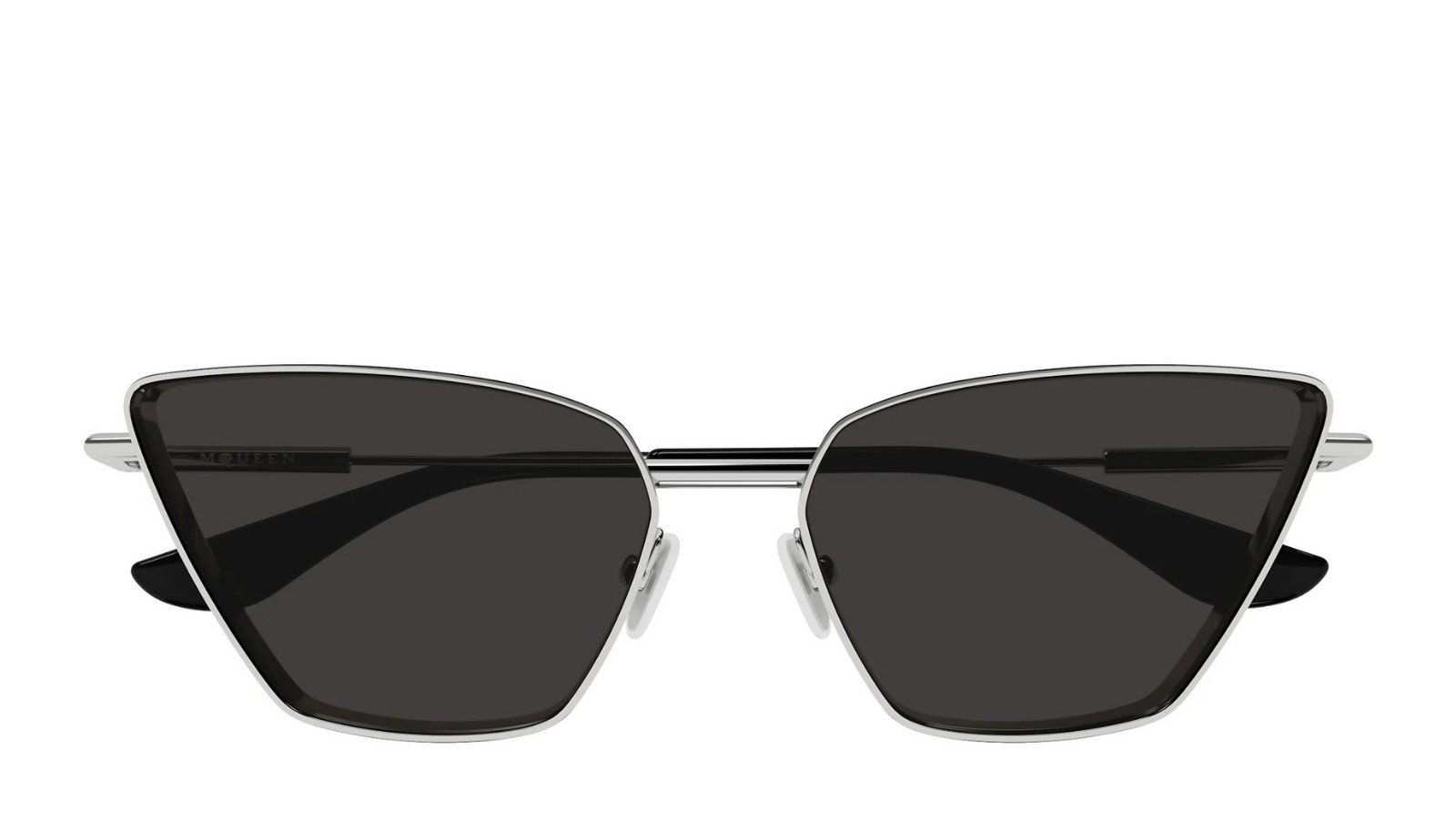 Occhiali da sole donna Luxury Alexander Mcqueen AM0501S 001 silver silver grey nuova collezione