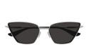 Occhiali da sole donna Luxury Alexander Mcqueen AM0501S 001 silver silver grey nuova collezione