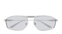 Occhiali da sole uomo Luxury Balenciaga BB0416S 002 silver silver grey nuova collezione