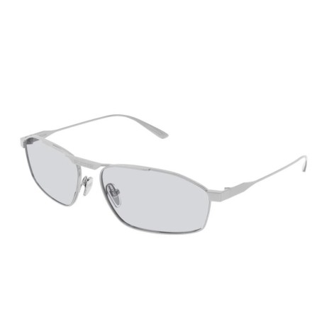 Occhiali da sole uomo Luxury Balenciaga BB0416S 002 silver silver grey nuova collezione 2
